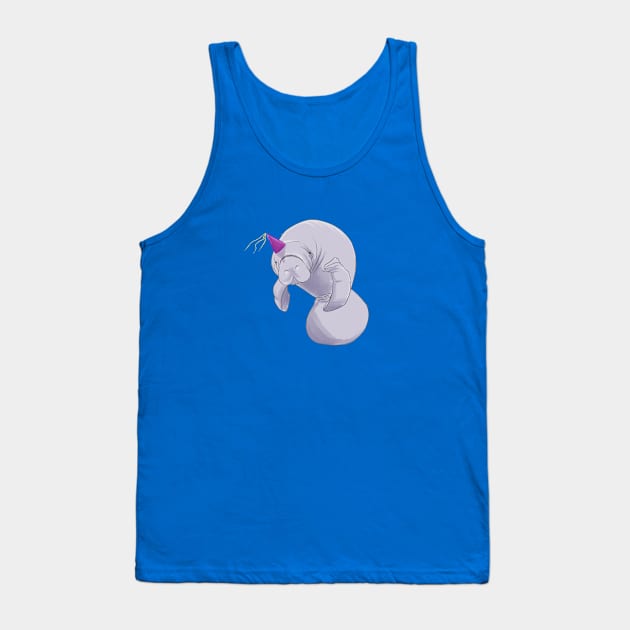 Party Manatee! Tank Top by Basilisk